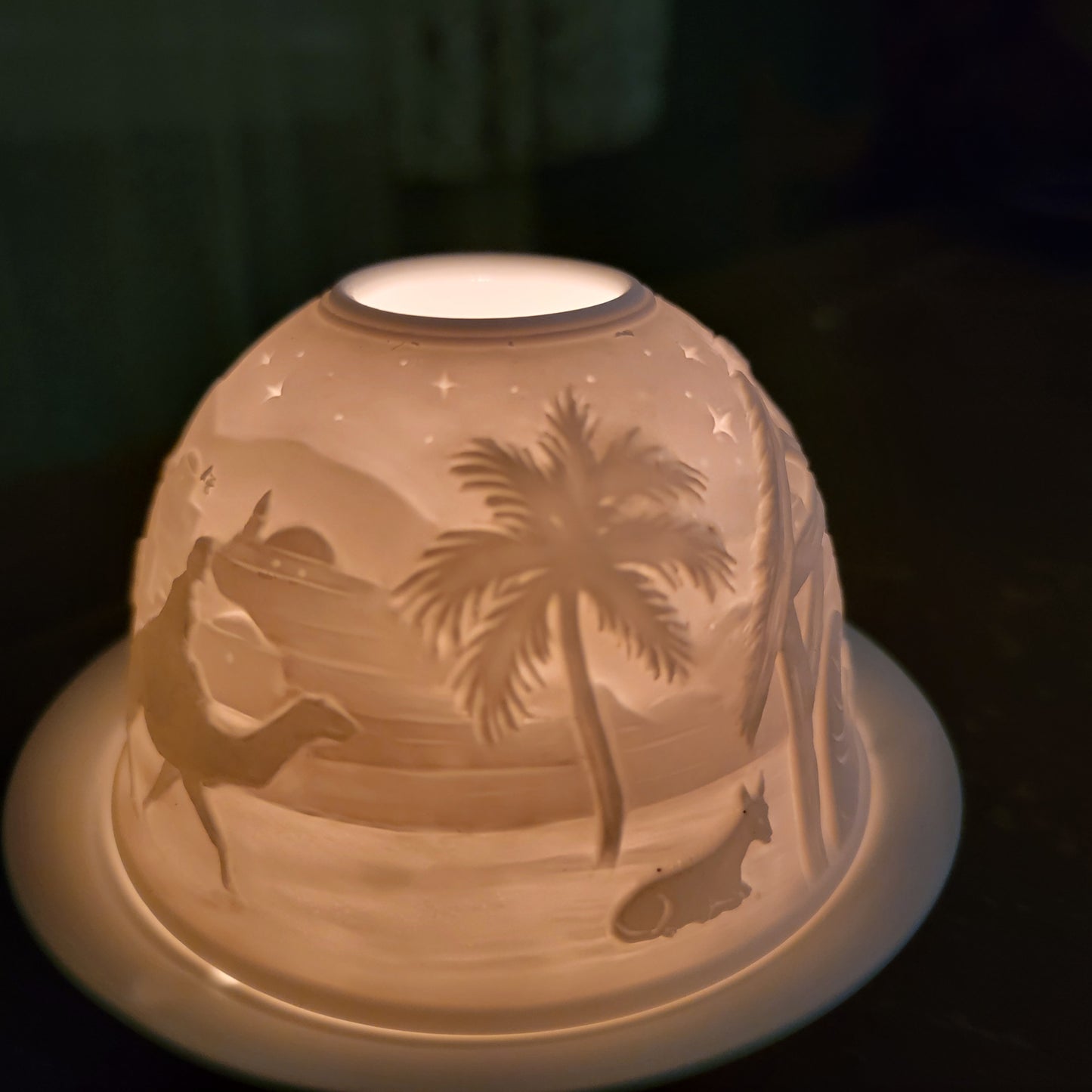 Porcelain Dome Tealight luminary, 3 styles