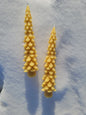 Tree Tapers - Beeswax Candle pair