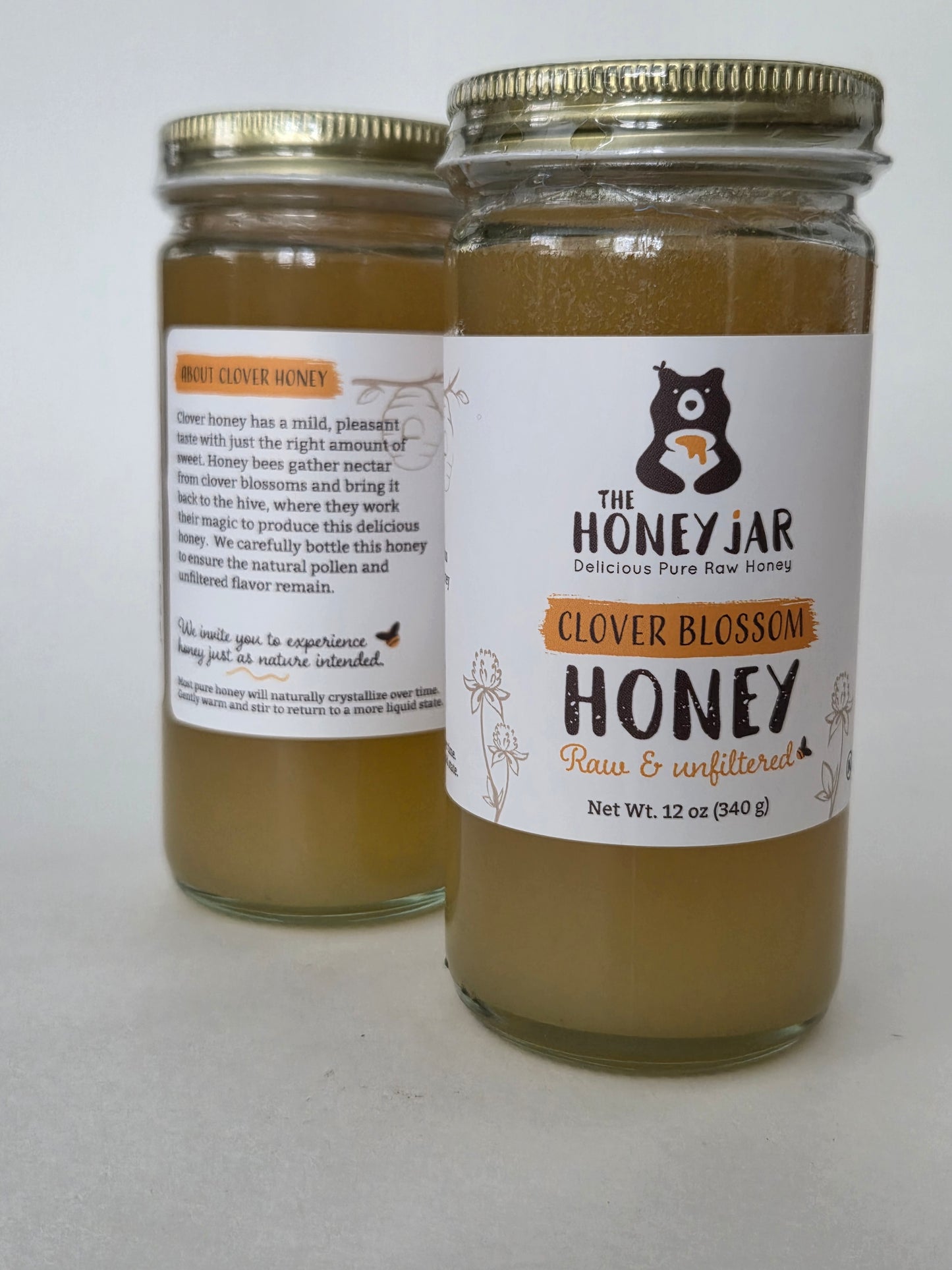 Honey - 12 Ounce Honey Jar