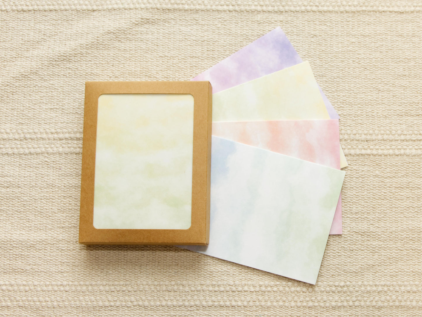 Watercolor Gradients | Blank Inside Note Card Set