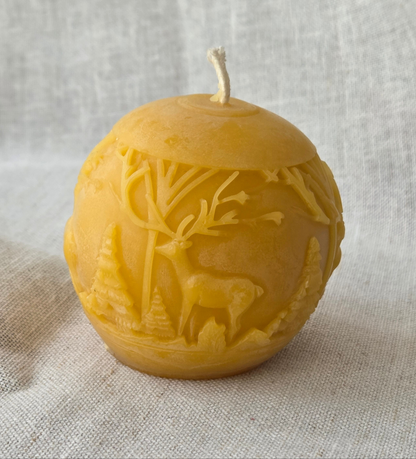 Stag Ball | Beeswax Candle