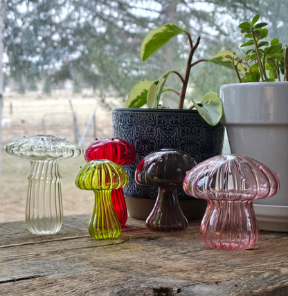 Mushroom Bud Vase