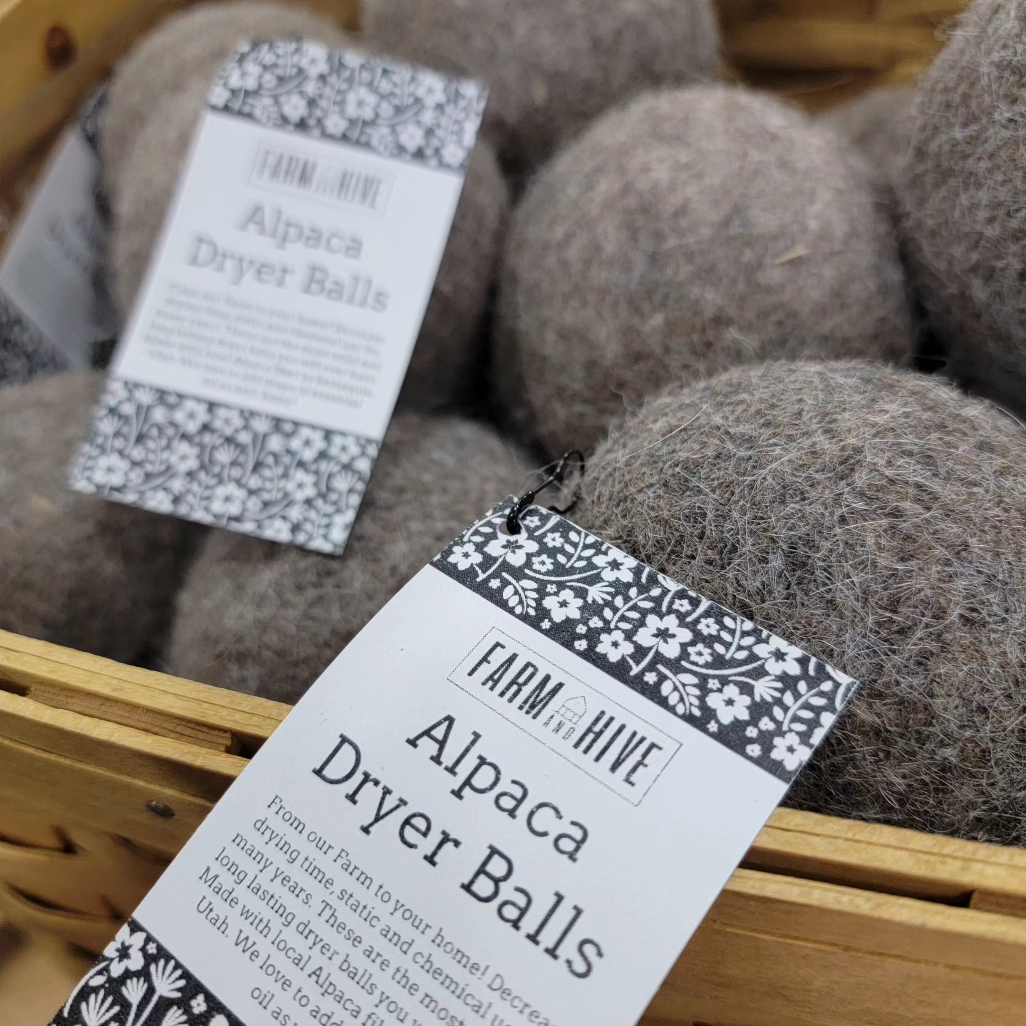 Alpaca Wool Dryer Ball - 2 pack