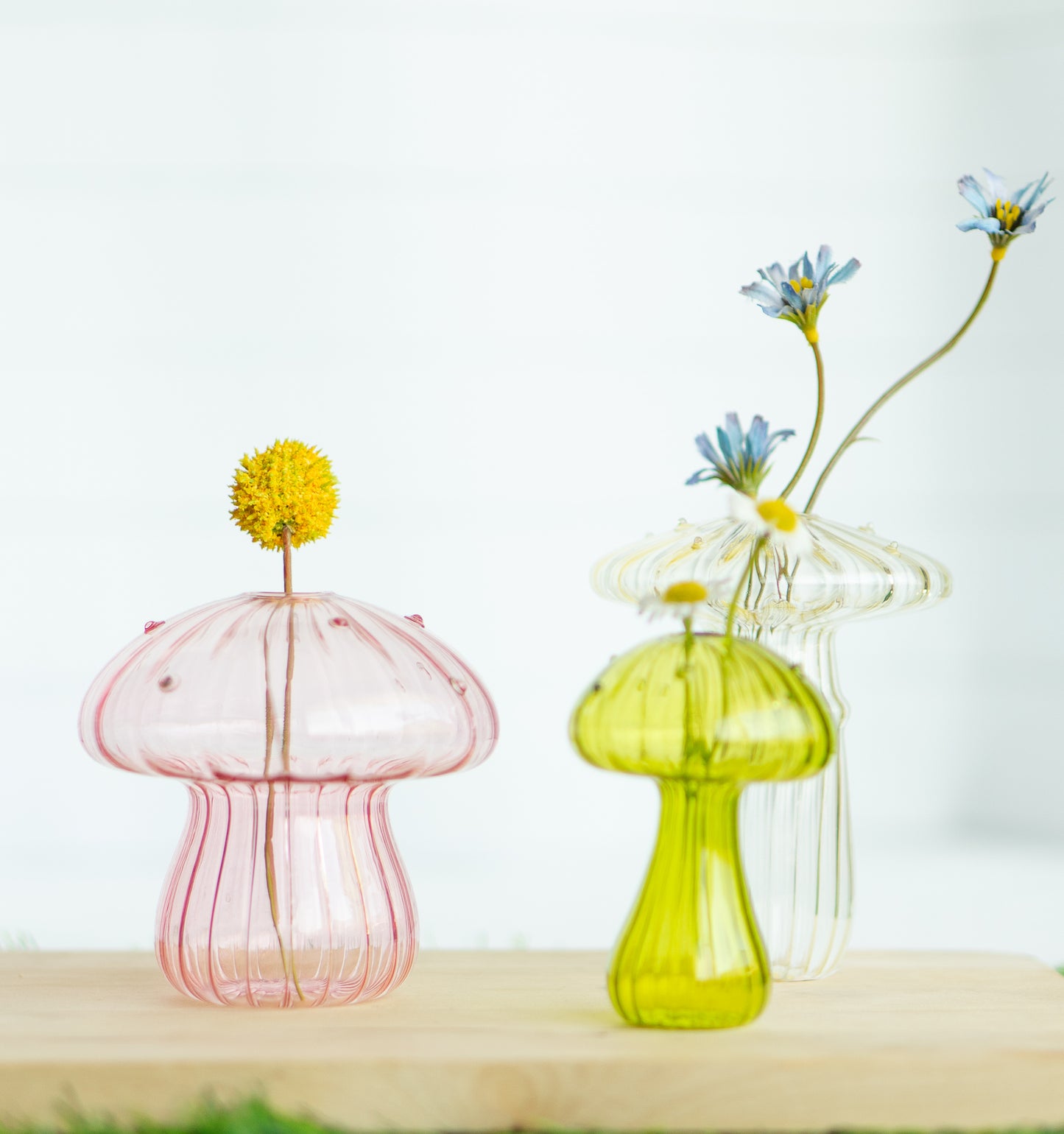 Mushroom Bud Vase