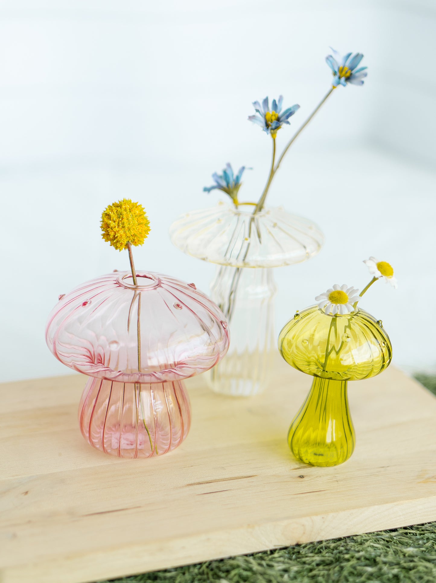 Mushroom Bud Vase
