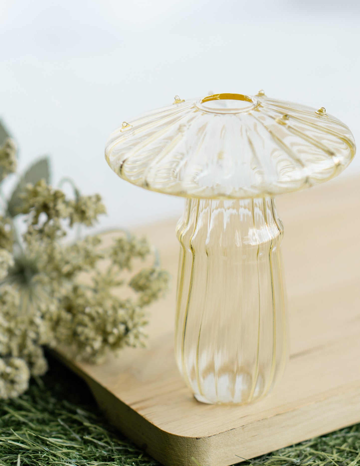 Mushroom Bud Vase