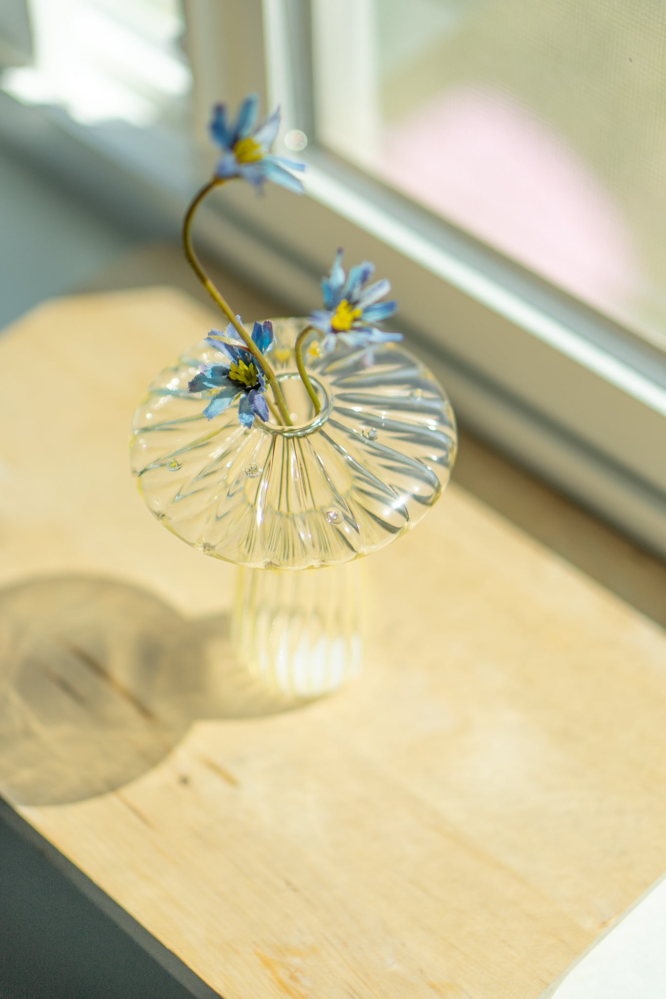 Mushroom Bud Vase