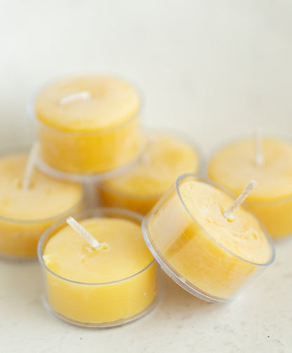 Classic Tea Lights - 6 or 24 pack | Beeswax Candle