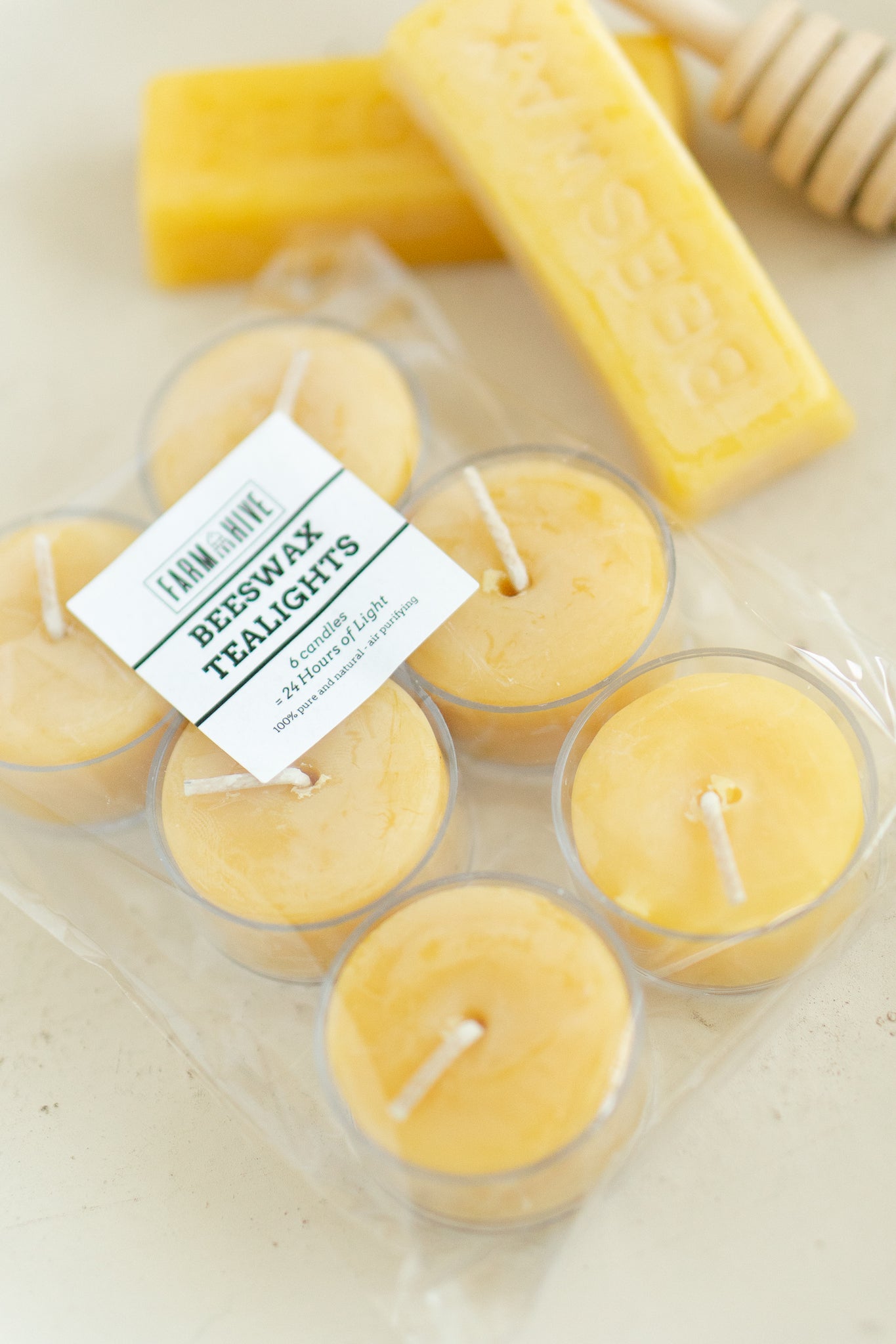 Classic Tea Lights - 6 or 24 pack | Beeswax Candle