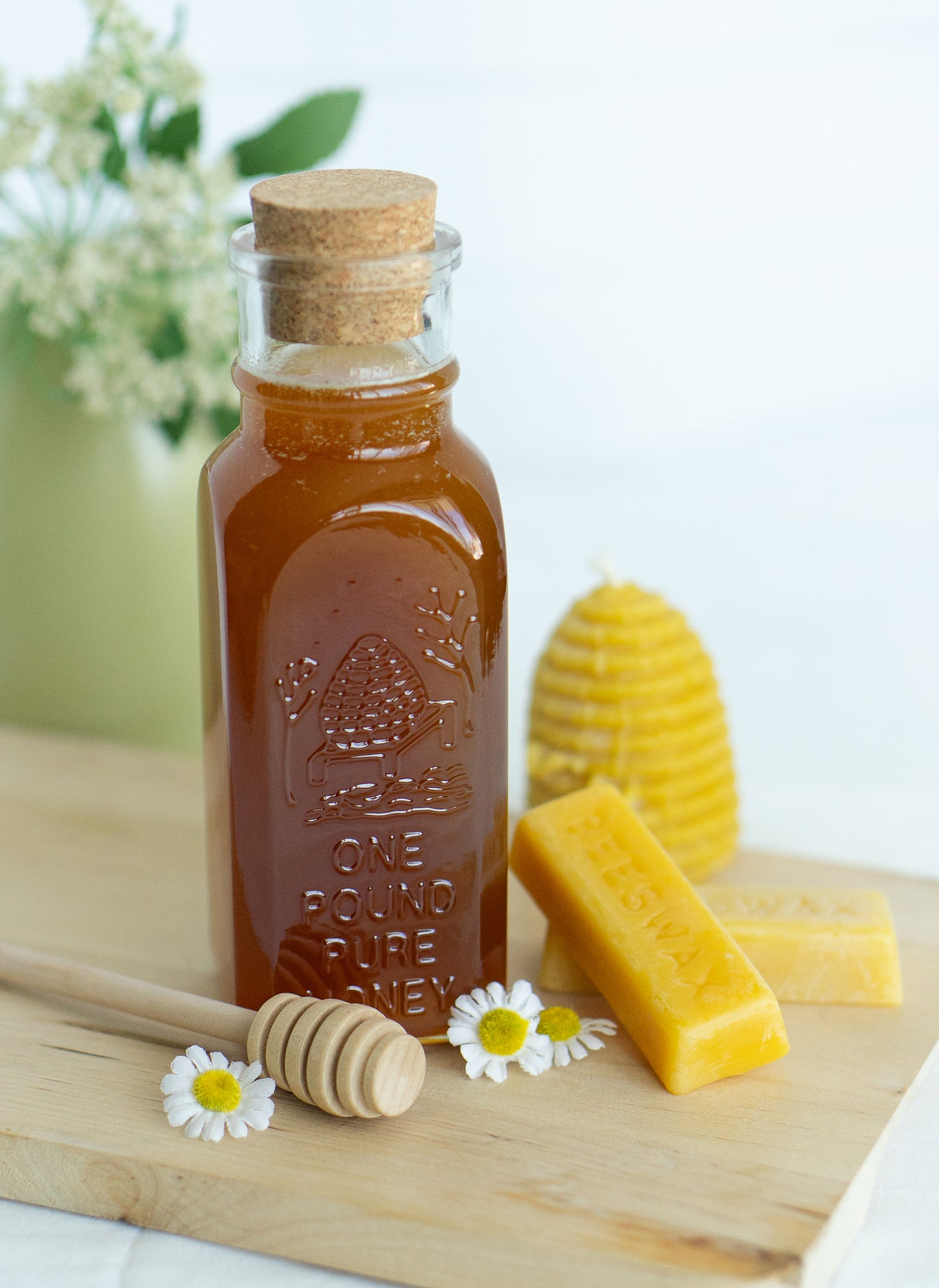 Raw Honey | 16oz Glass Cork Top Muth Jar