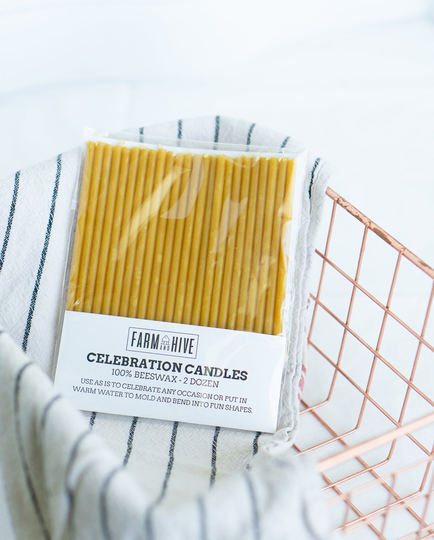 Celebration Candles | Tall Bendable Beeswax Candles