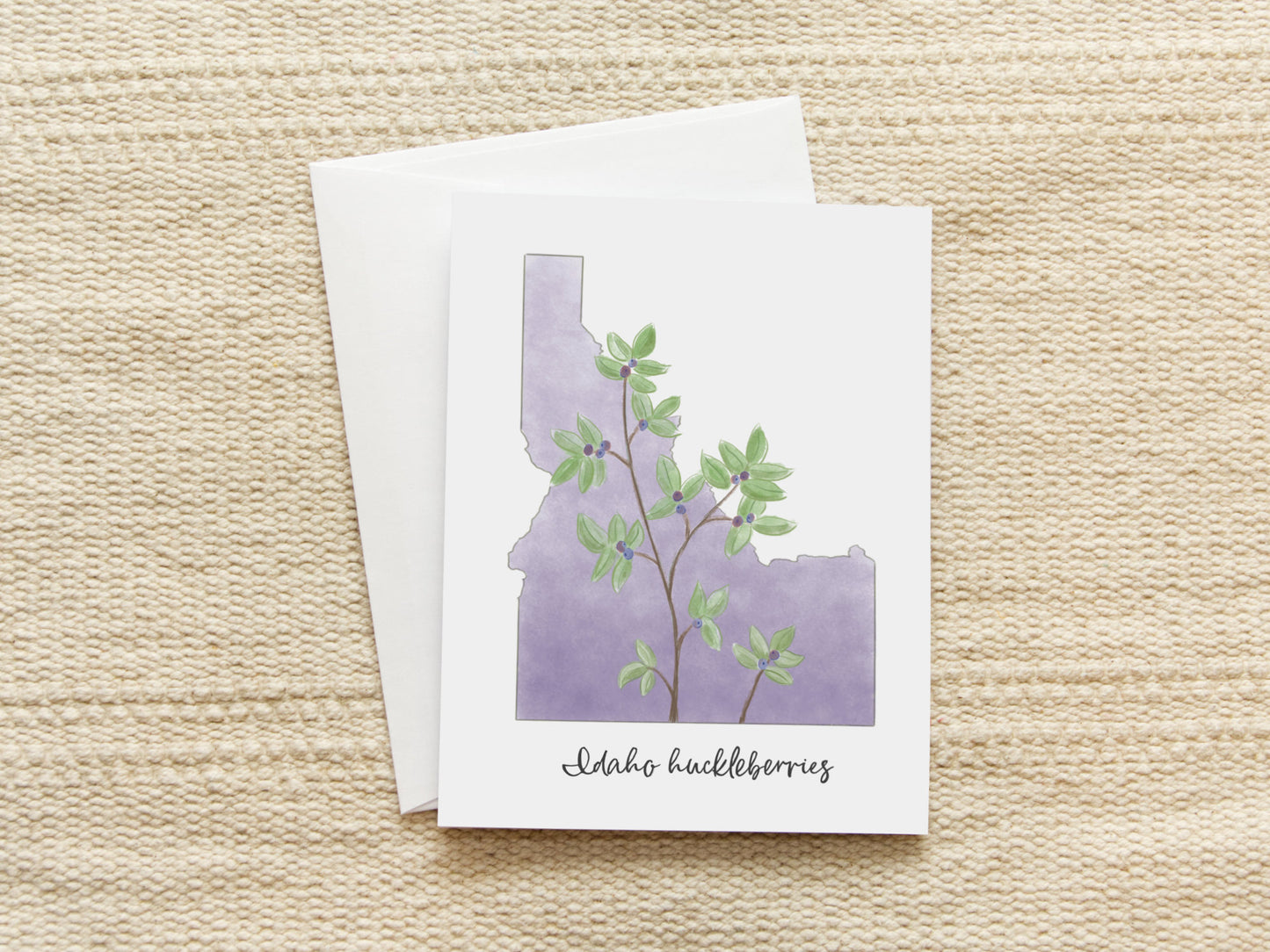 Idaho Huckleberries | Blank Inside Note Card