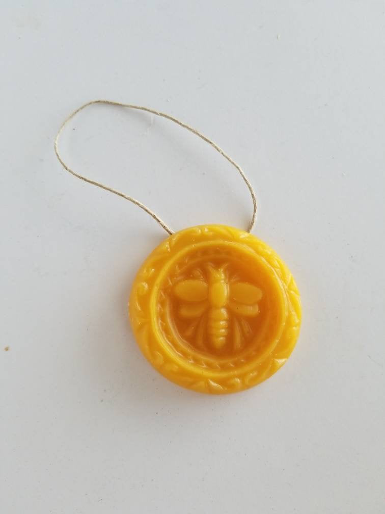 Bee Medallion | Beeswax Ornament