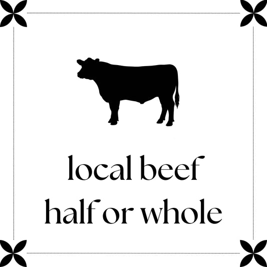 Local Beef, Half or Whole | Make a Deposit