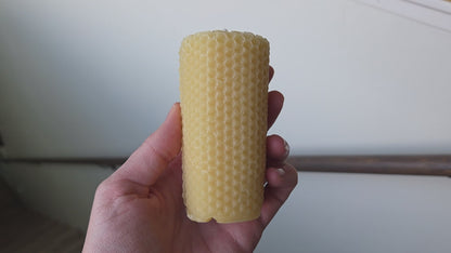 Rolled Pillar | Beeswax Candle