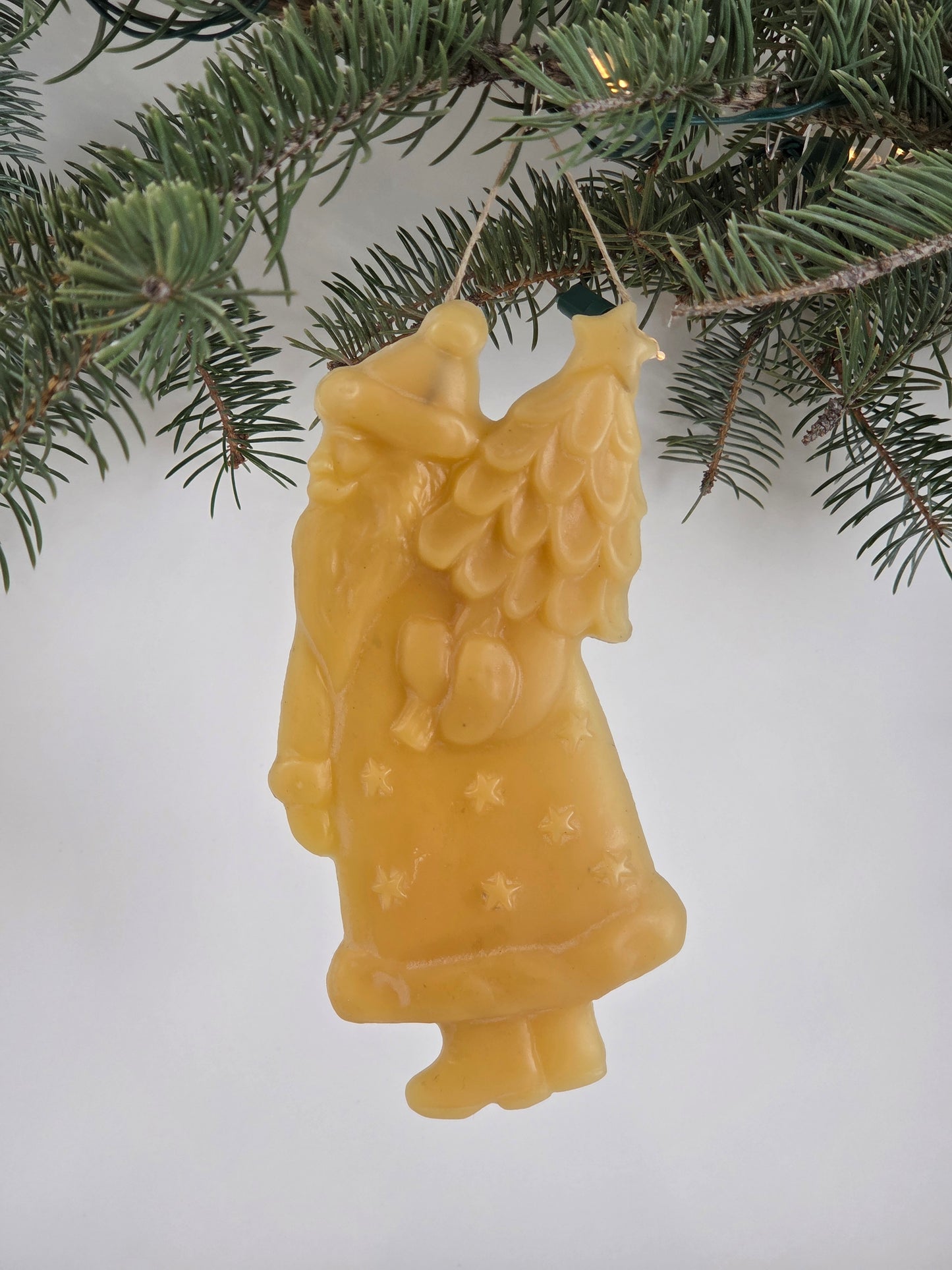 Saint Nick Brings the Tree | Beeswax Ornament