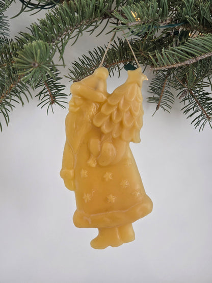 Saint Nick Brings the Tree | Beeswax Ornament