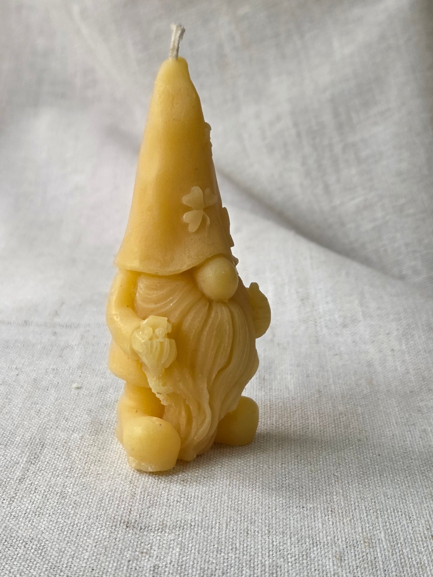 St. Patrick's Day Gnome | Beeswax Candle