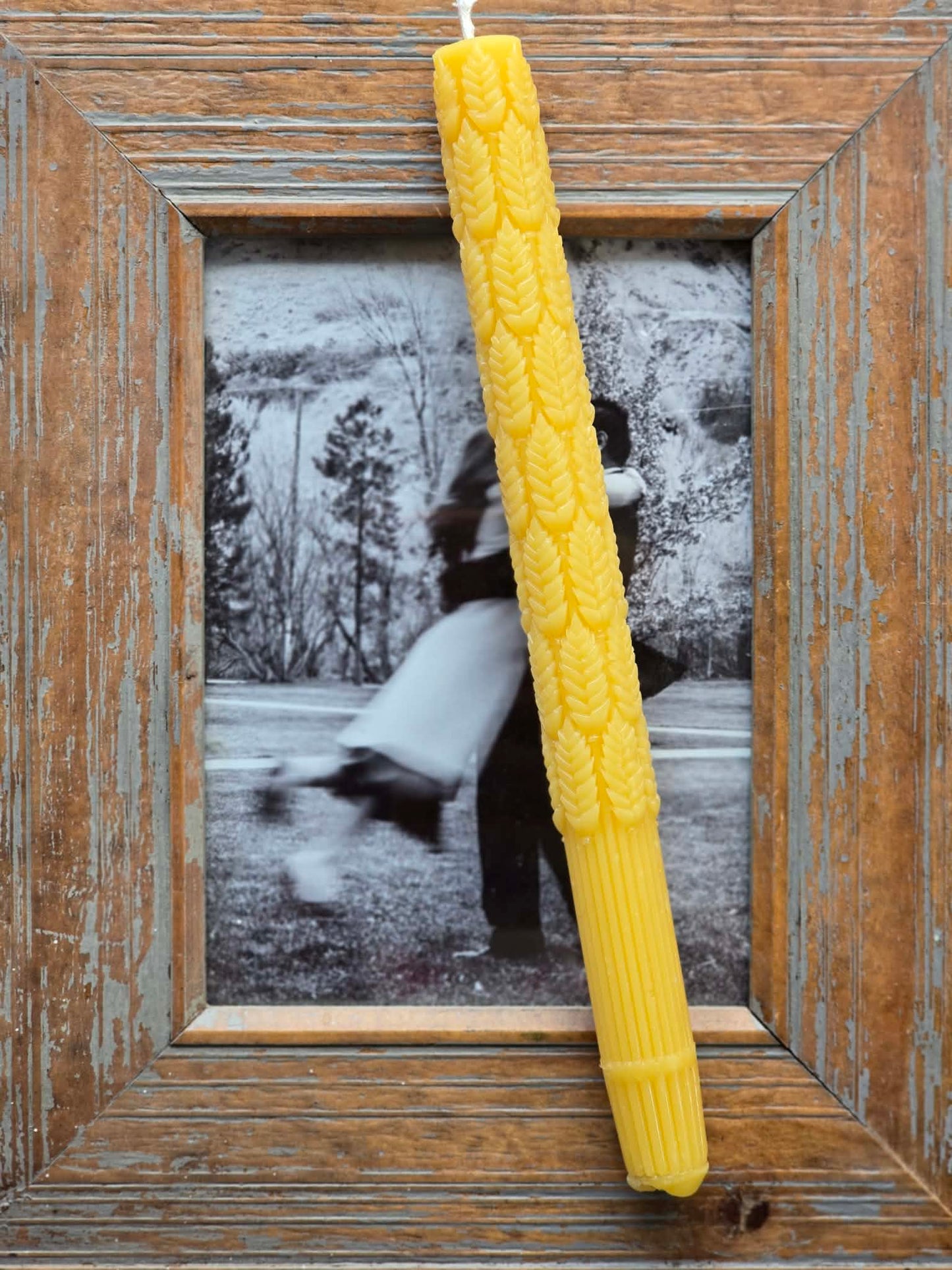 Eternal Wheat Tapers - Set of 2 | Beeswax Candles