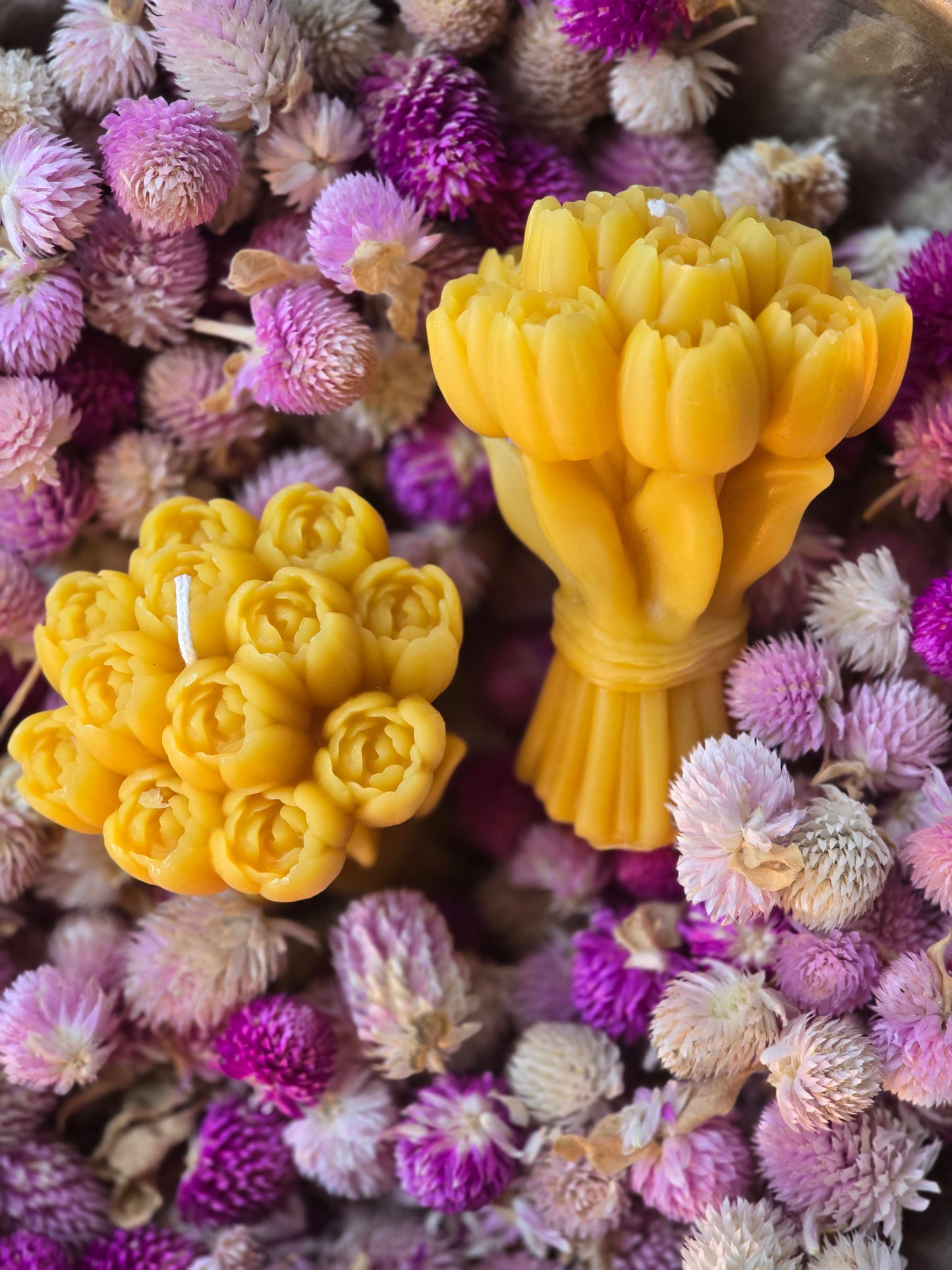 Flowers For My Love | Beeswax Candle