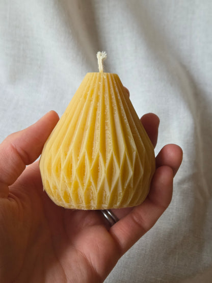 Serenity | Geometric Beeswax Candle