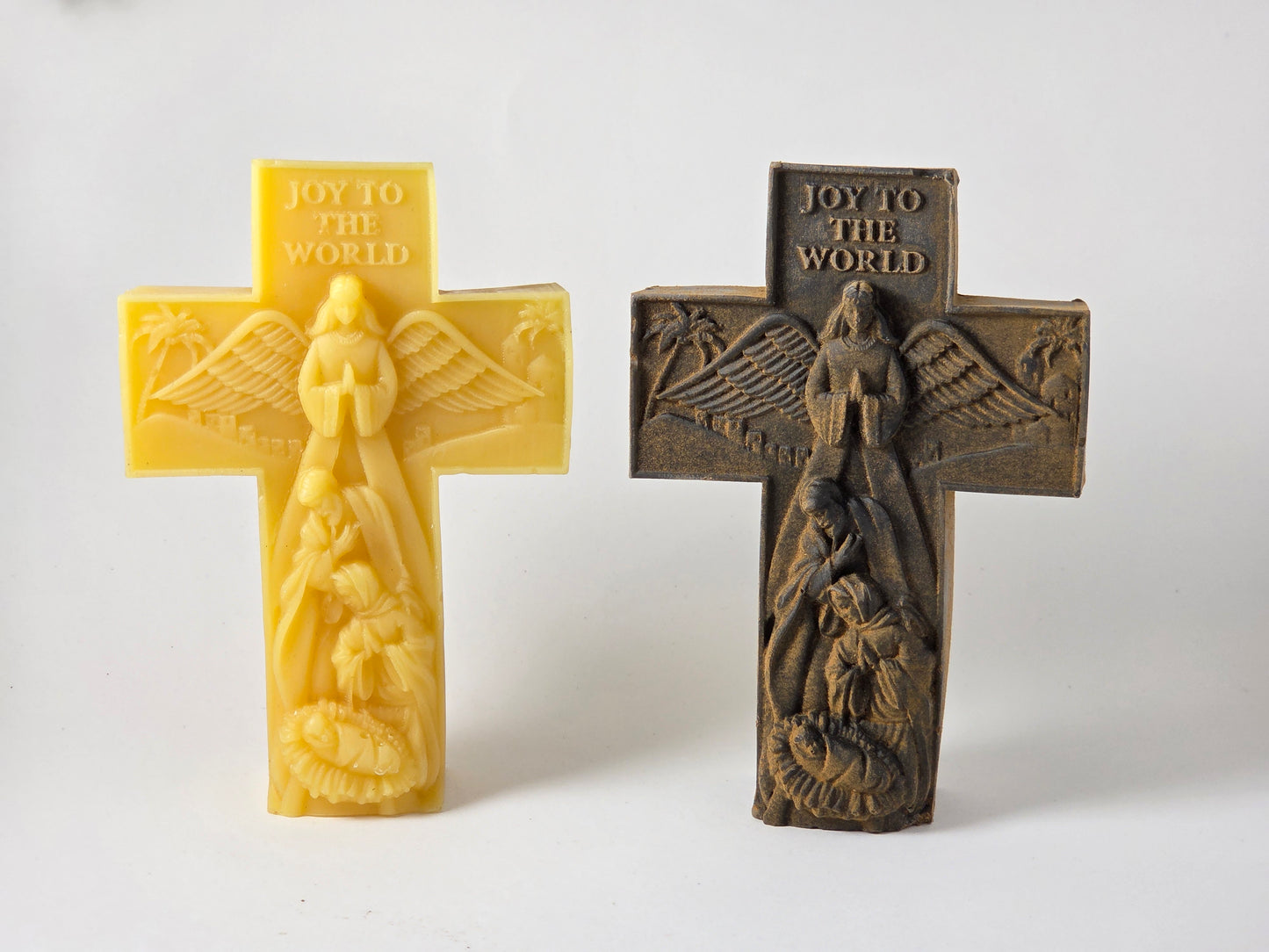 Joy to the World Cross | Beeswax Figurine