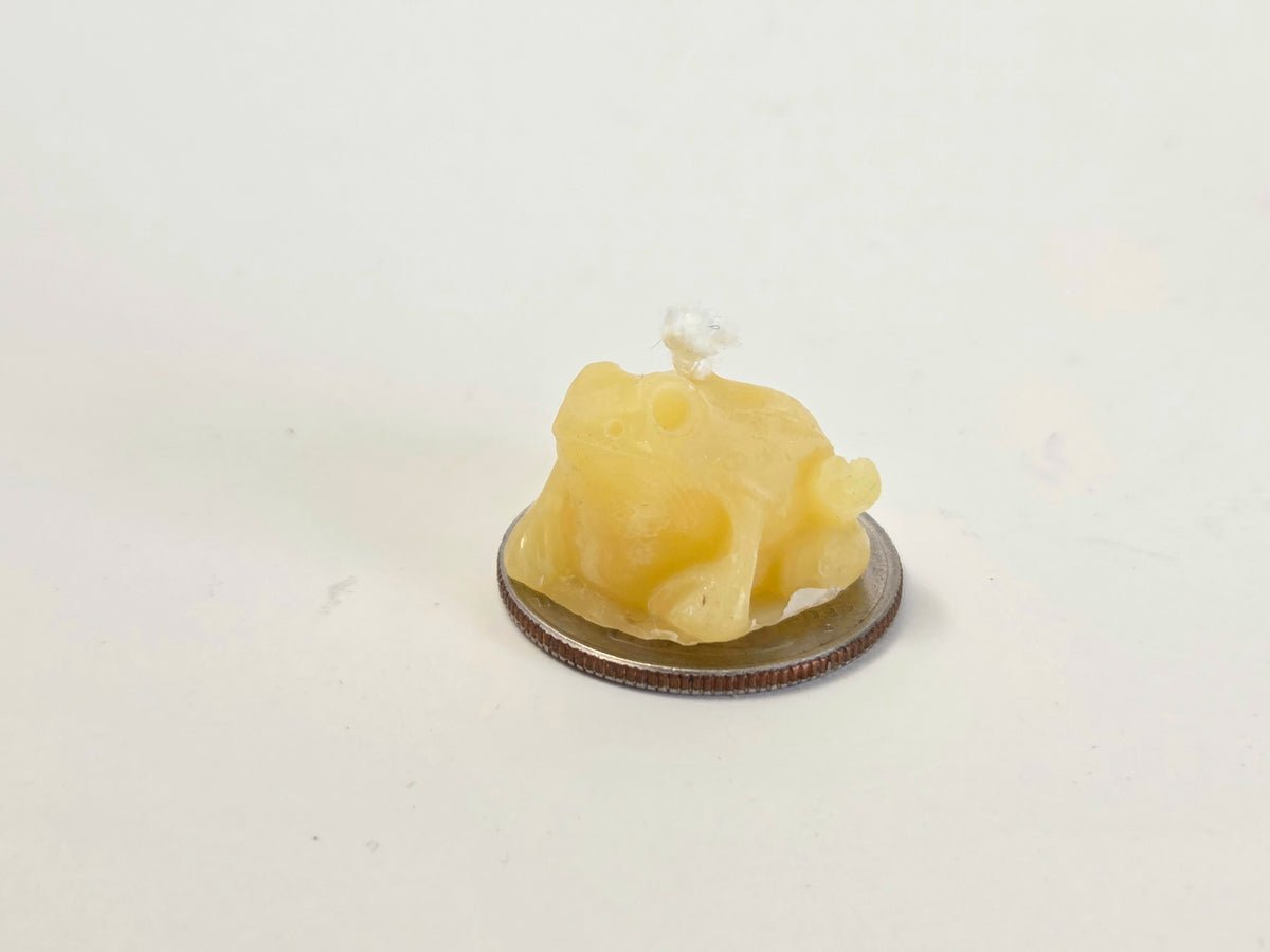 Bitty Frog | Tiny Beeswax Candle