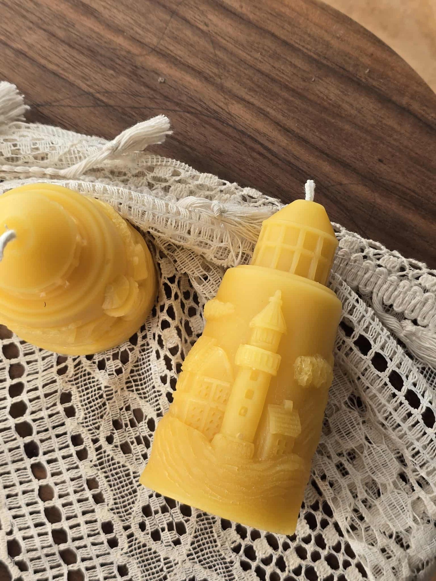 Seaside Village | Lighthouse Beeswax Candle
