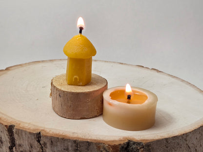 Little Houses - Set of 2 | Tiny Beeswax Candles