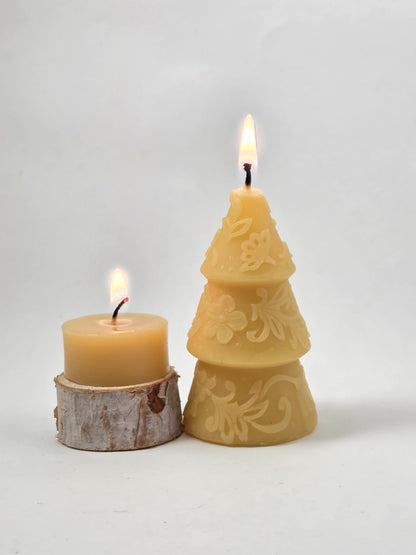 Dutch Floral Tree | Beeswax Candle