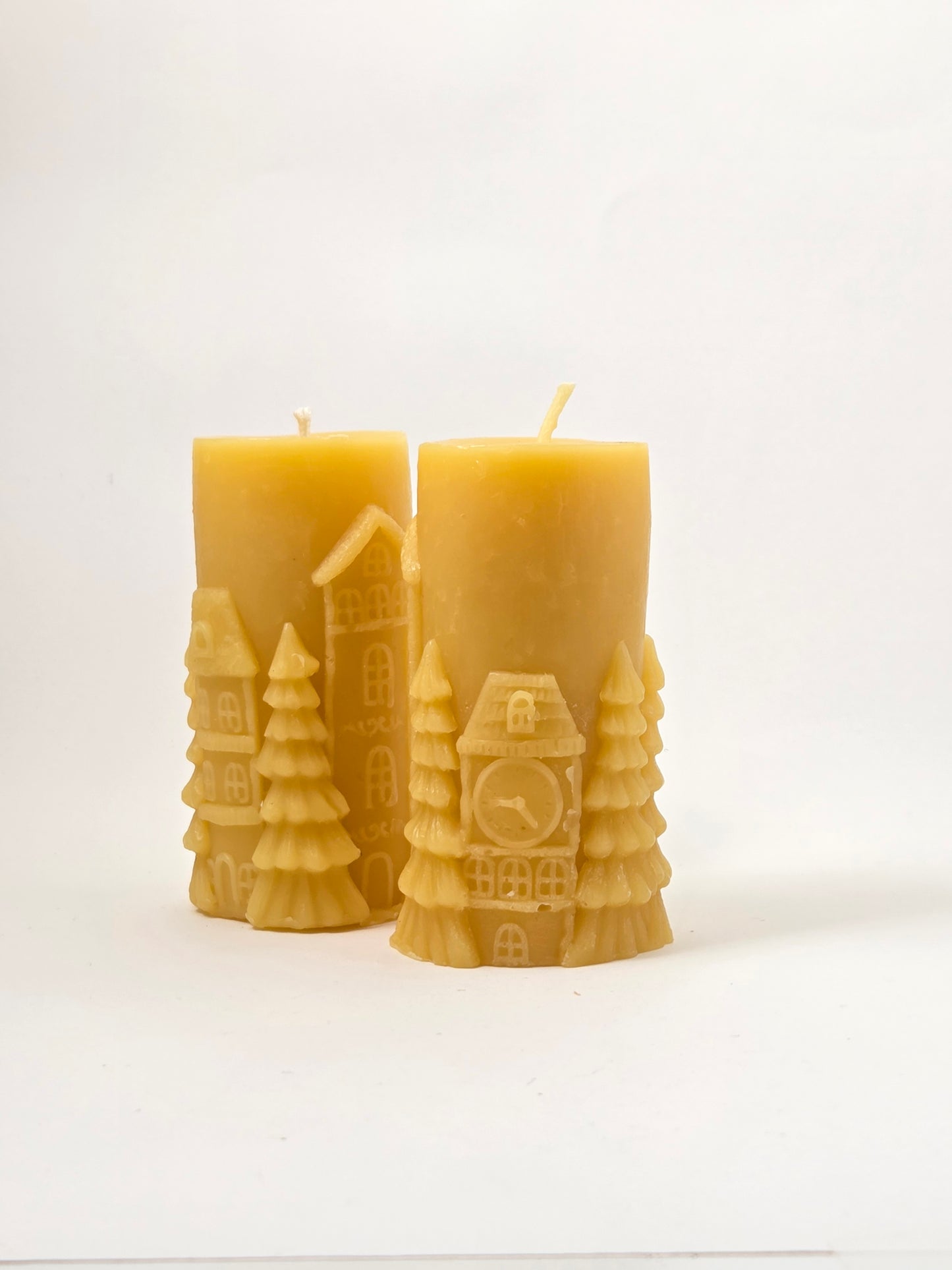 Clock Tower Pillar | Beeswax Candle