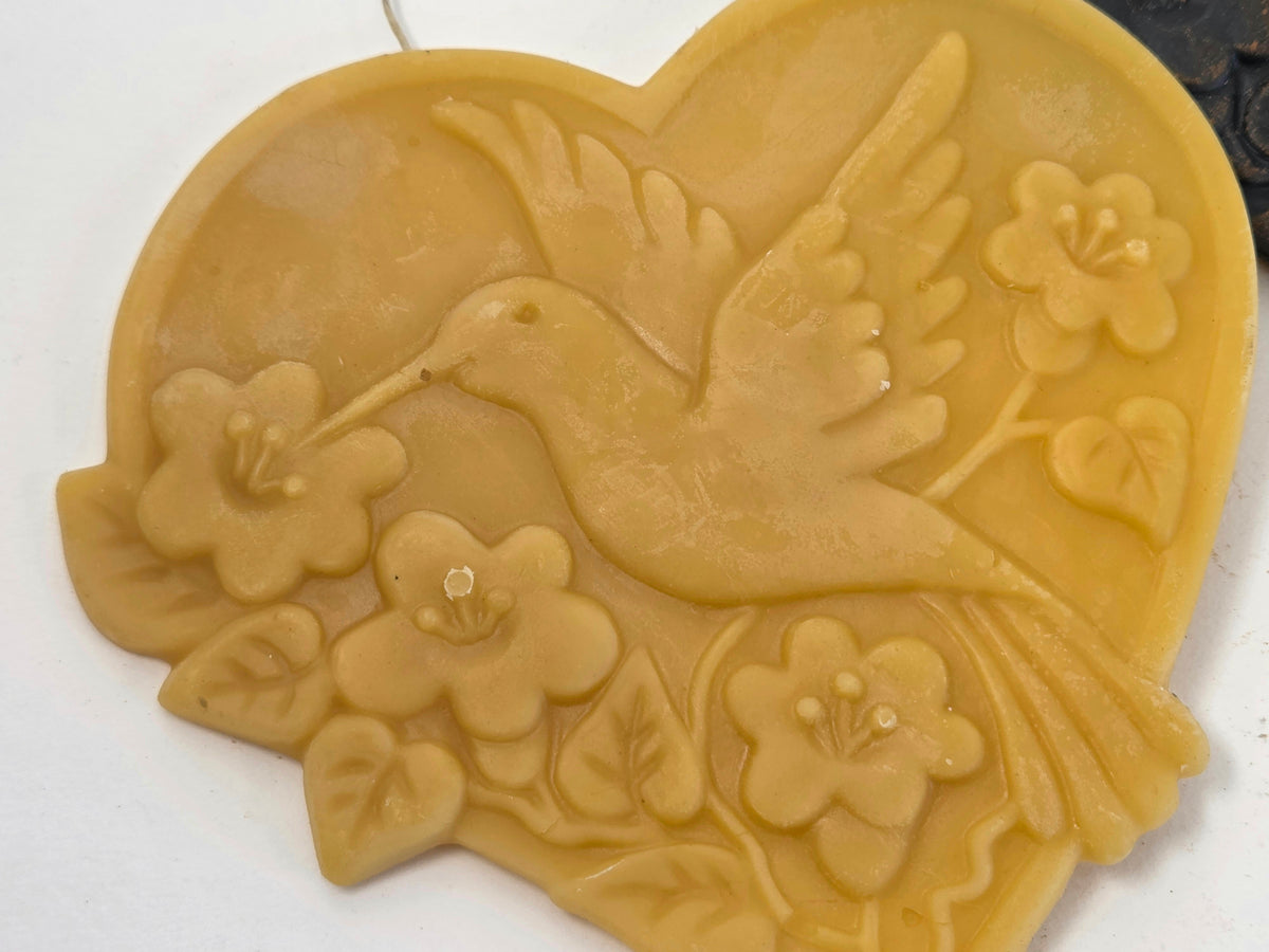 Hummingbird Heart | Beeswax Ornament