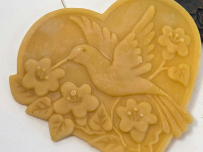 Hummingbird Heart | Beeswax Ornament