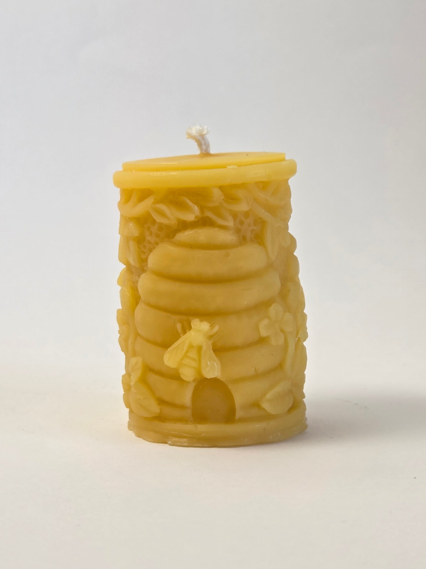 Humming Hives Pillar | Beeswax Candle