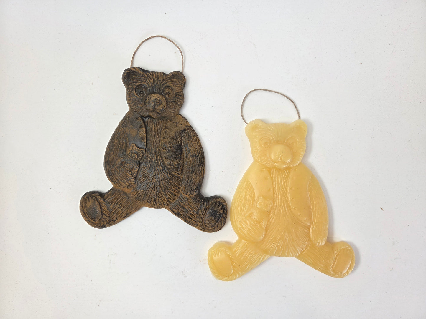 Teddy Bear Friends | Beeswax Ornament