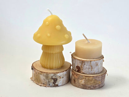 Marvelous Mushroom | Beeswax Candle