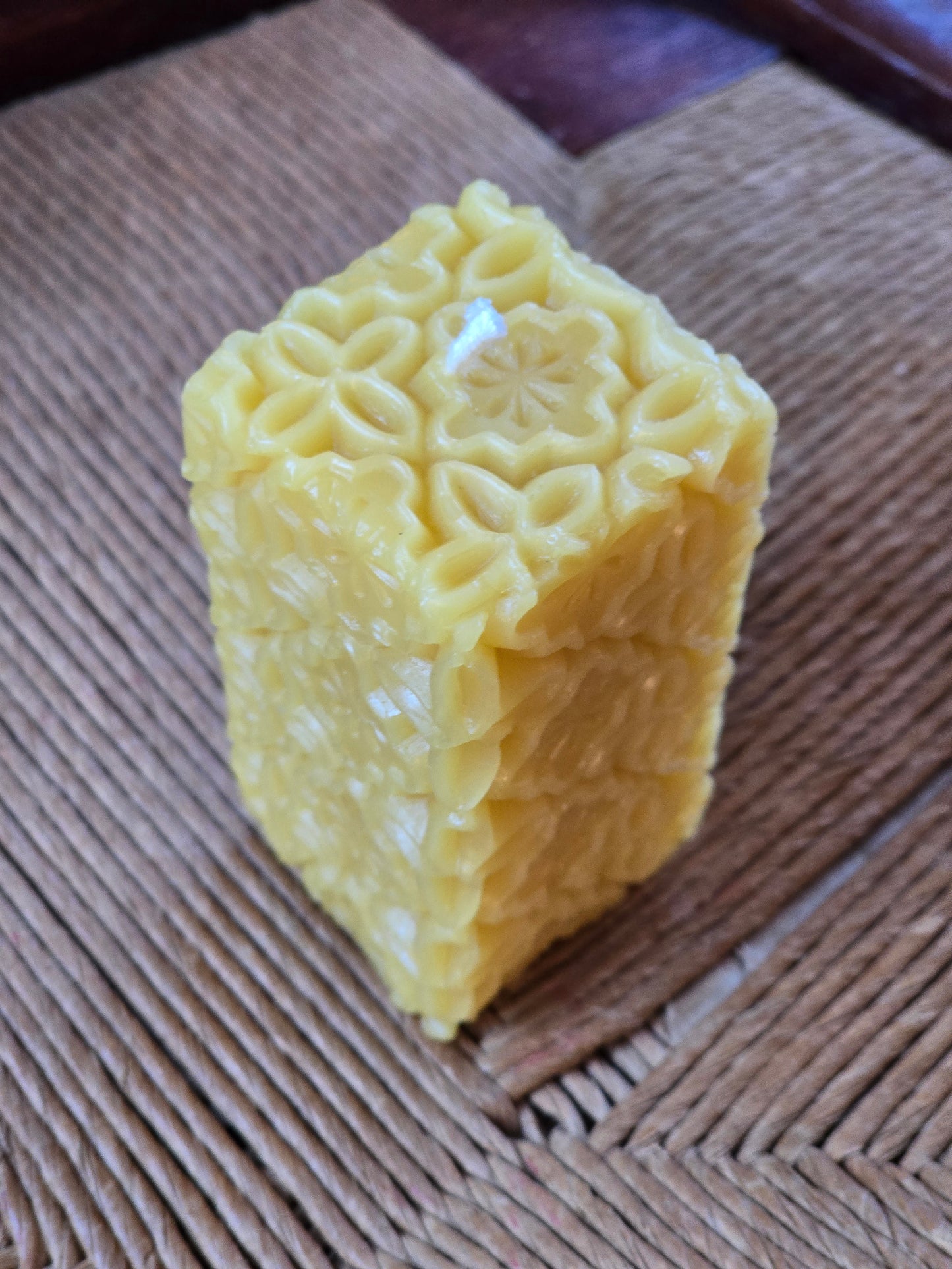 Abuela's Trivet | Beeswax Candle