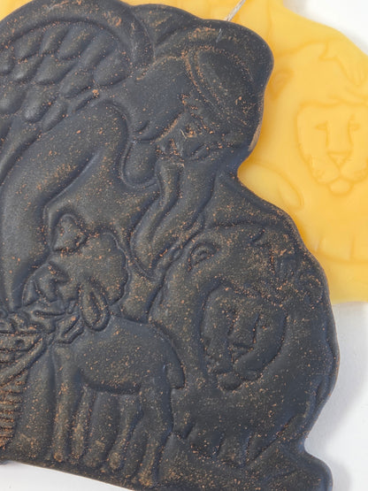 The Lion and the Lamb | Beeswax Ornament
