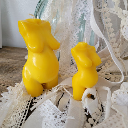 Pregnant Woman big or small beeswax candle