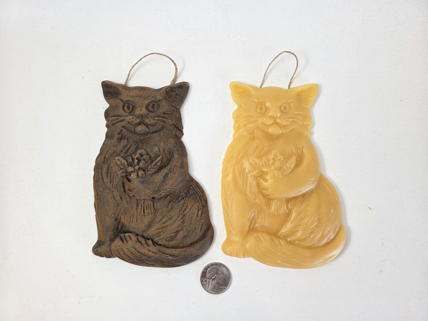Blossom the Kitten | Beeswax Ornament