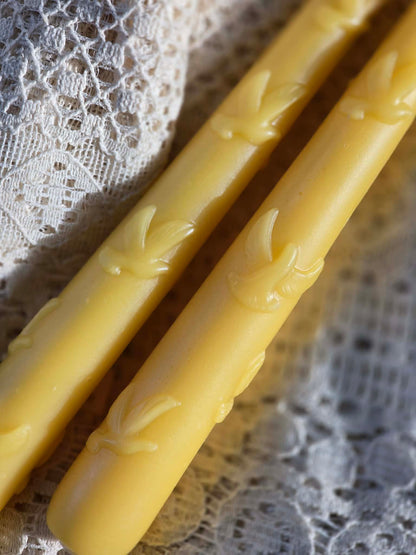 Eternal Peace Taper - Set of 2 | Beeswax Candles
