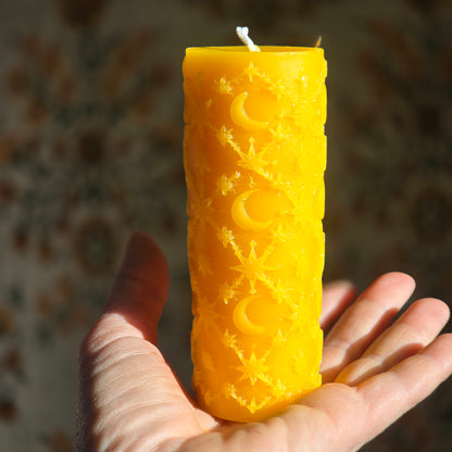 Firmament Pillar | Beeswax Candle
