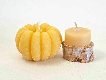 Sugar Pie Pumpkin | Beeswax Candle