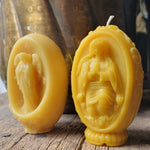 He comes to me‐ beeswax sphere candle