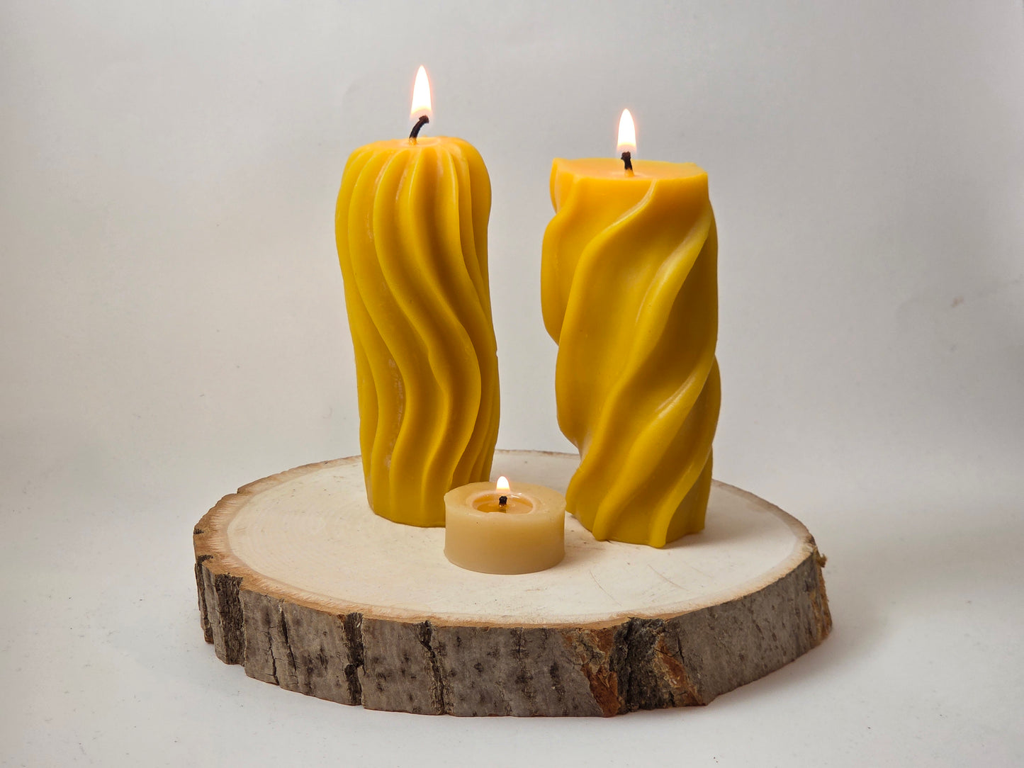 Ebb & Flow Pillars | Beeswax Candles