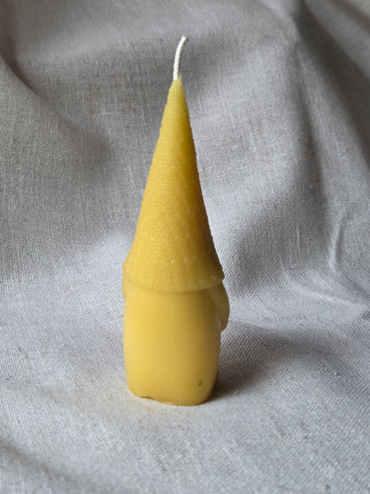 Heart Gnome | Beeswax Candle