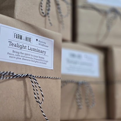 Nativity | Porcelain Dome Tea Light Luminary