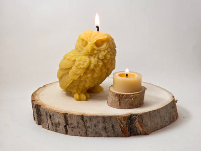 The Wise Owl | Beeswax Candle