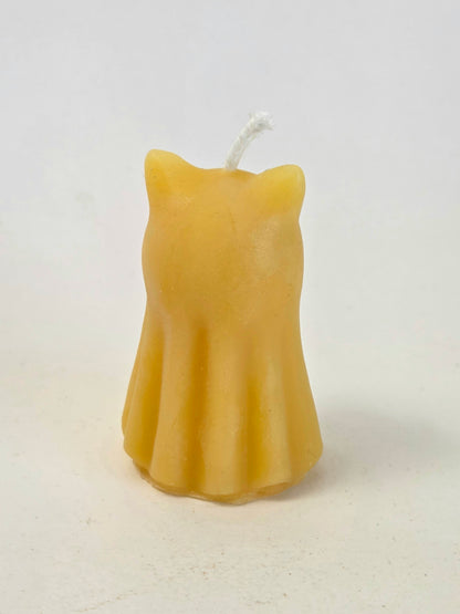 Ghost Cat | Beeswax Candle