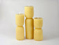 Fluted Pinch Pillars, Set of 3 | Beeswax Candles